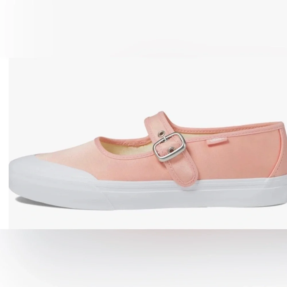 Vans Mary Jane Sneakers in Ballet Pink Satin w/Buckle, NWOB, Women’s Multiple - Picture 5 of 15